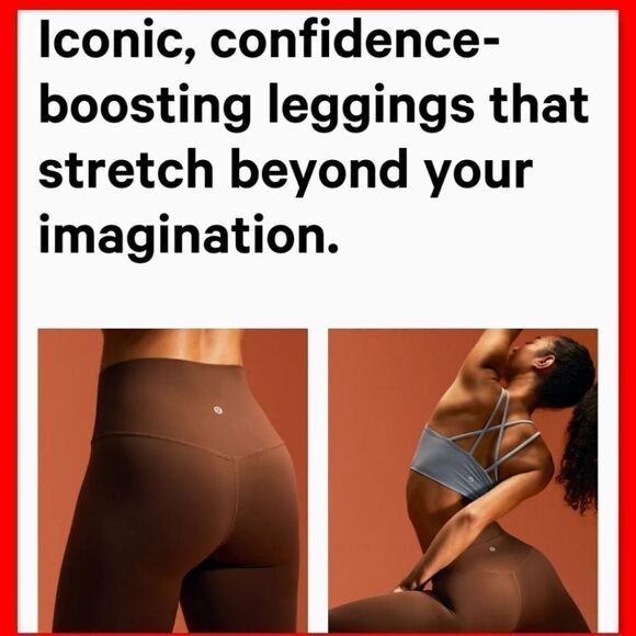 NWT Lululemon Align HR Pant 25" with Pockets in Pale Raspberry - Picture 9 of 12